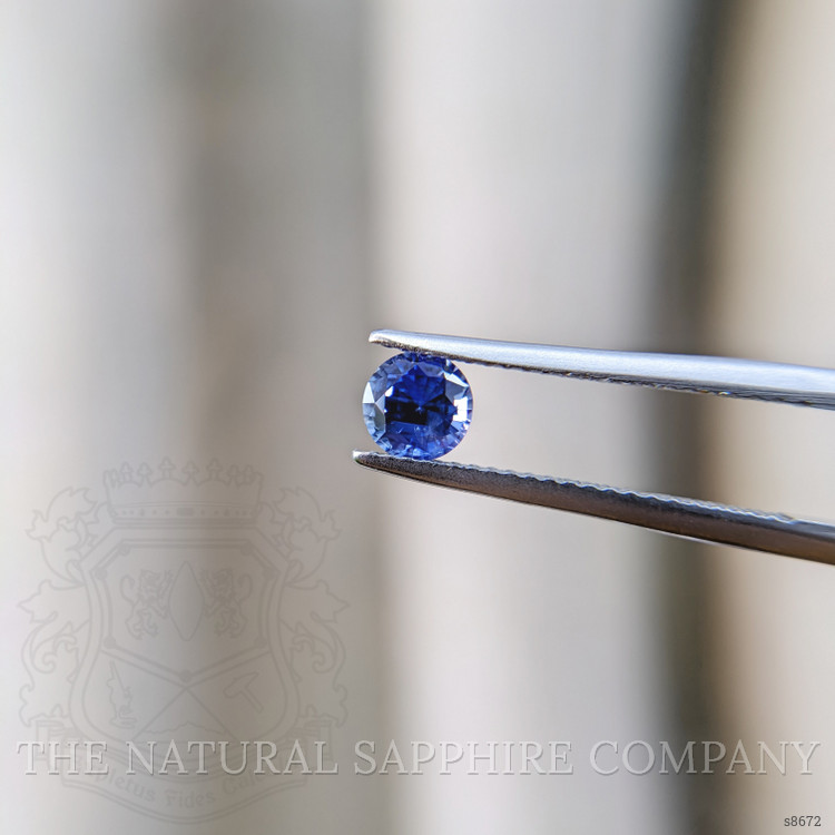 0.77 Ct. Blue Sapphire from Ceylon (Sri Lanka)