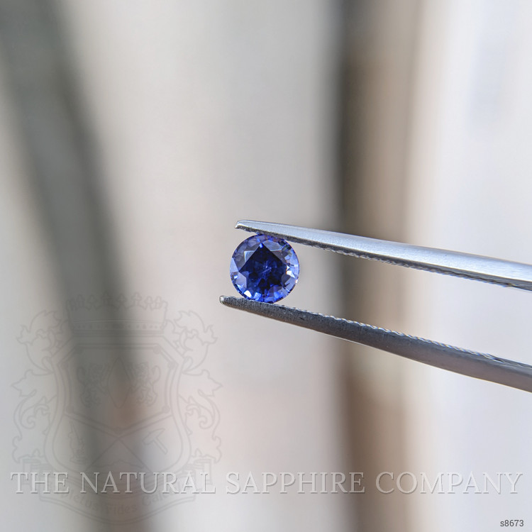 0.78 Ct. Blue Sapphire from Ceylon (Sri Lanka)