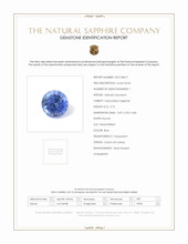 0.75 Ct. Sapphire from Ceylon (Sri Lanka) Scan Report