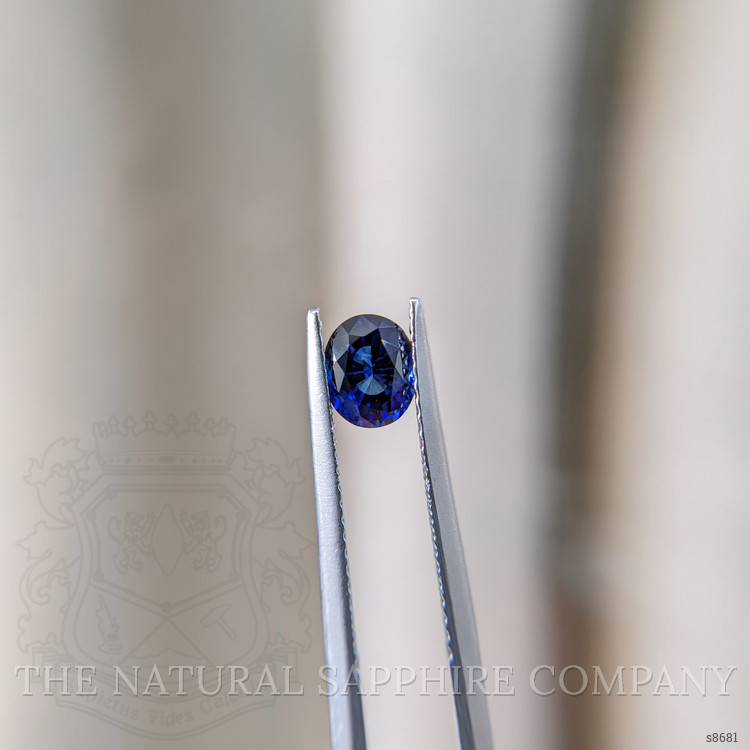 0.83 Ct. Blue Sapphire from Ceylon (Sri Lanka)