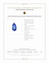 0.78 Ct. Blue Sapphire from Ceylon (Sri Lanka) Scan Report