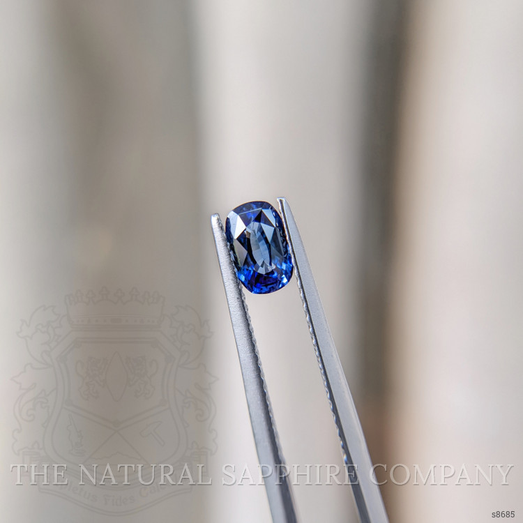 0.92 Ct. Blue Sapphire from Ceylon (Sri Lanka)