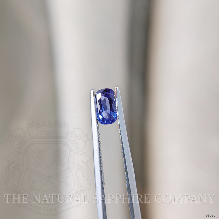 0.79 Ct. Blue Sapphire from Ceylon (Sri Lanka)