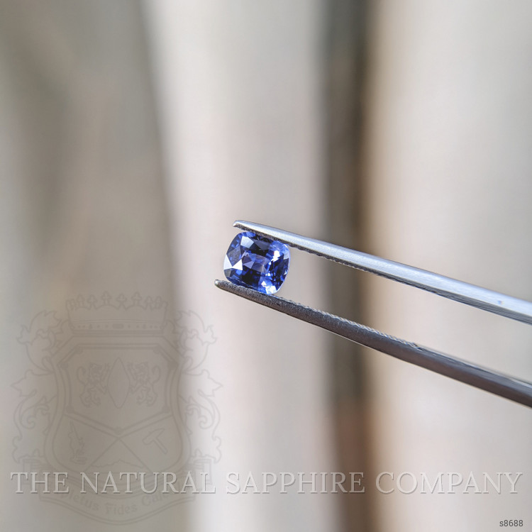 0.82 Ct. Blue Sapphire from Ceylon (Sri Lanka)