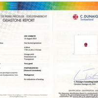 1.54 Ct. Sapphire from Madagascar Scan Report