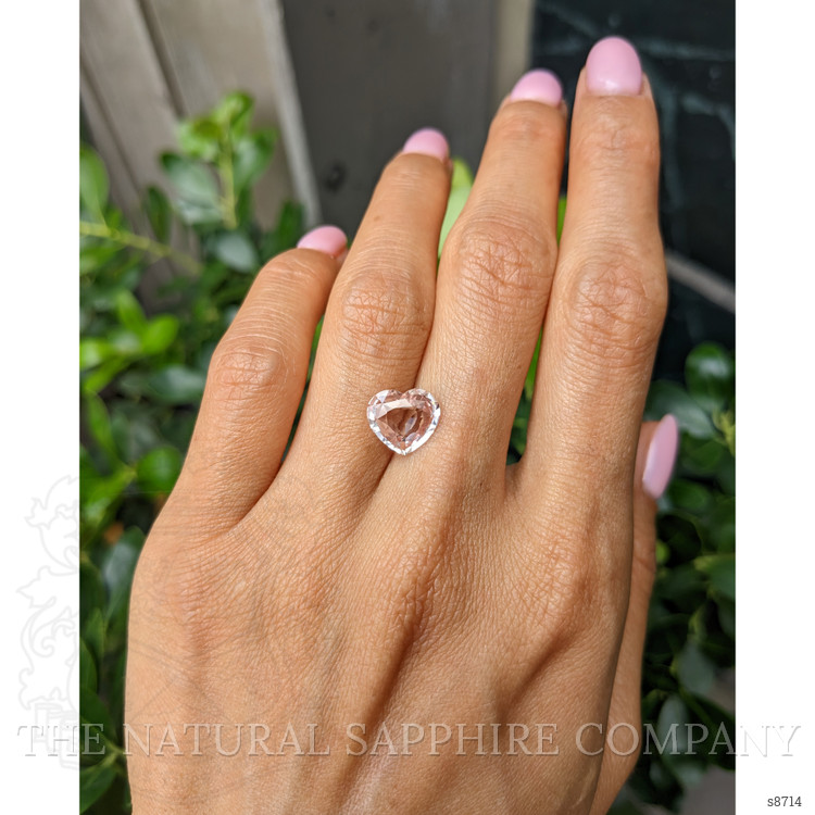3.51 Ct. Peach Sapphire from Ceylon (Sri Lanka)