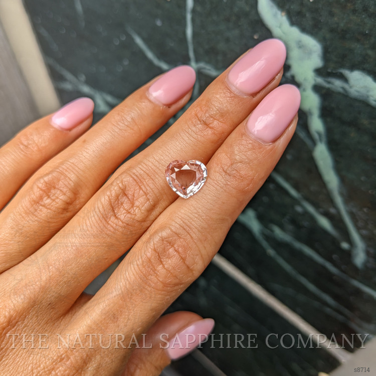 3.51 Ct. Peach Sapphire from Ceylon (Sri Lanka)