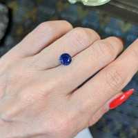 1.47 Ct. Blue Sapphire from Ceylon (Sri Lanka) Life Style
