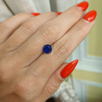 1.47 Ct. Blue Sapphire from Ceylon (Sri Lanka) Life Style