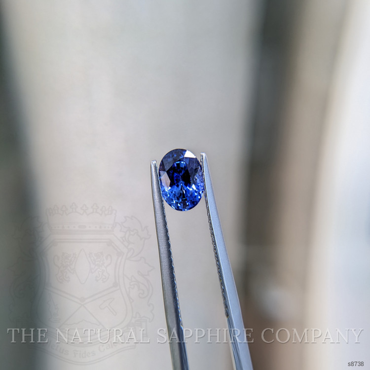 1.34 Ct. Blue Sapphire from Ceylon (Sri Lanka)