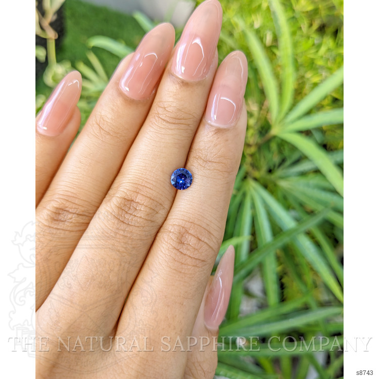 0.72 Ct. Blue Sapphire from Ceylon (Sri Lanka)