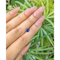 0.72 Ct. Blue Sapphire from Ceylon (Sri Lanka) Life Style