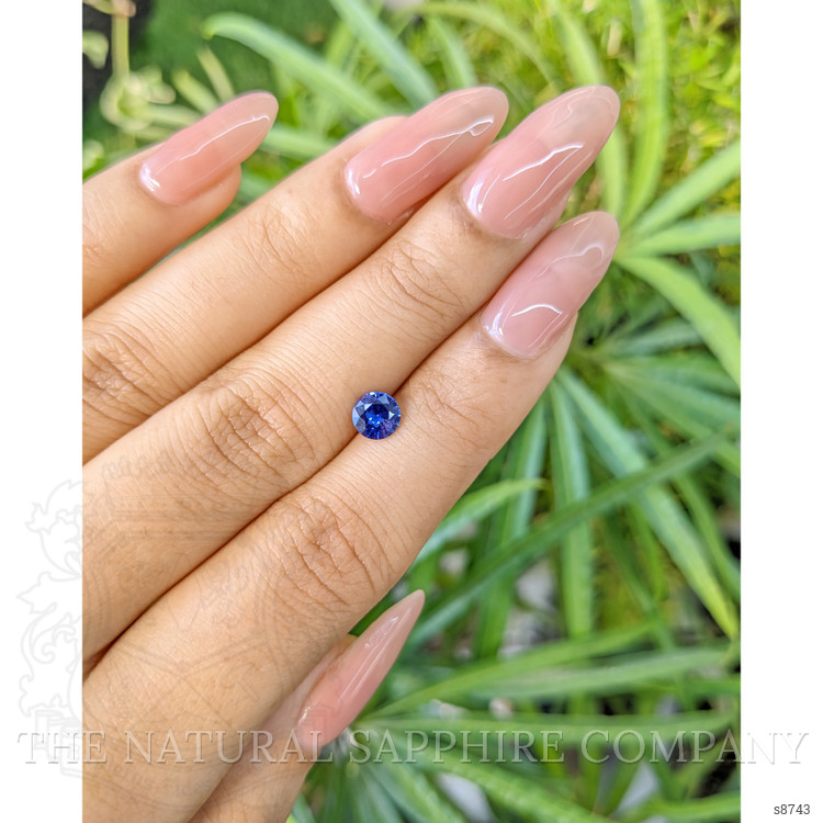 0.72 Ct. Blue Sapphire from Ceylon (Sri Lanka)