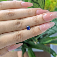 0.75 Ct. Blue Sapphire from Ceylon (Sri Lanka) Life Style