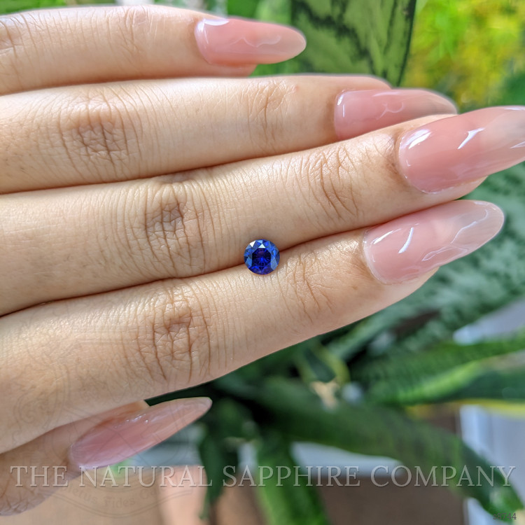 0.75 Ct. Blue Sapphire from Ceylon (Sri Lanka)