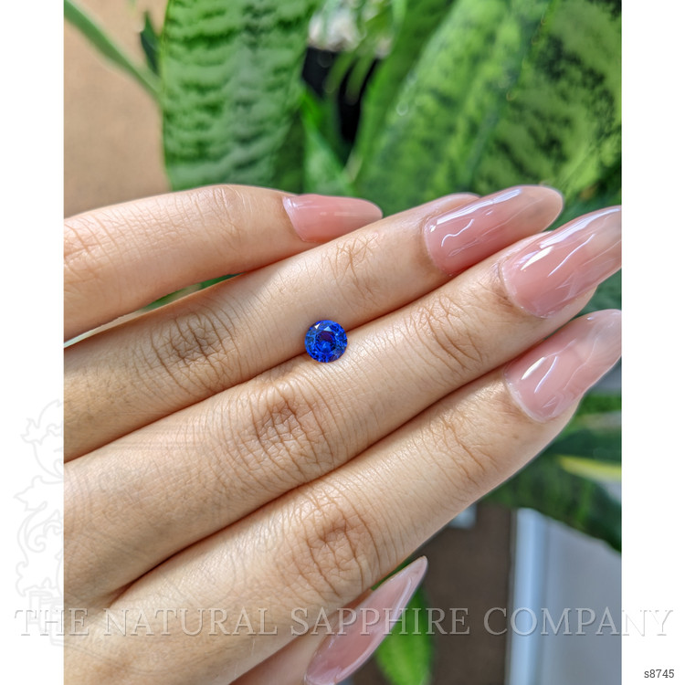 0.78 Ct. Blue Sapphire from Ceylon (Sri Lanka)