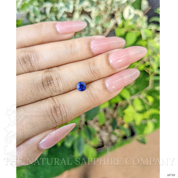 0.68 Ct. Blue Sapphire from Ceylon (Sri Lanka)
