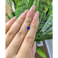 0.67 Ct. Blue Sapphire from Ceylon (Sri Lanka) Life Style