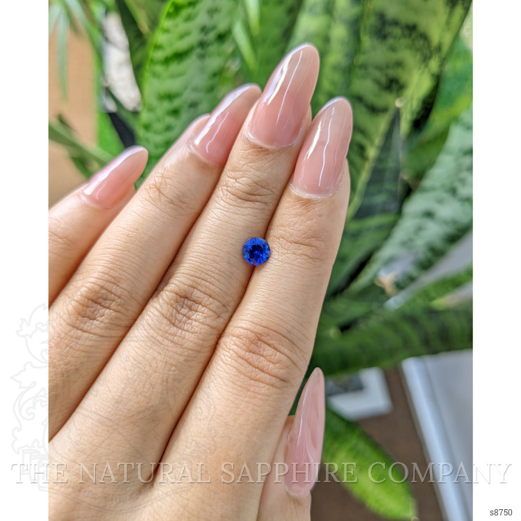 0.67 Ct. Blue Sapphire from Ceylon (Sri Lanka)