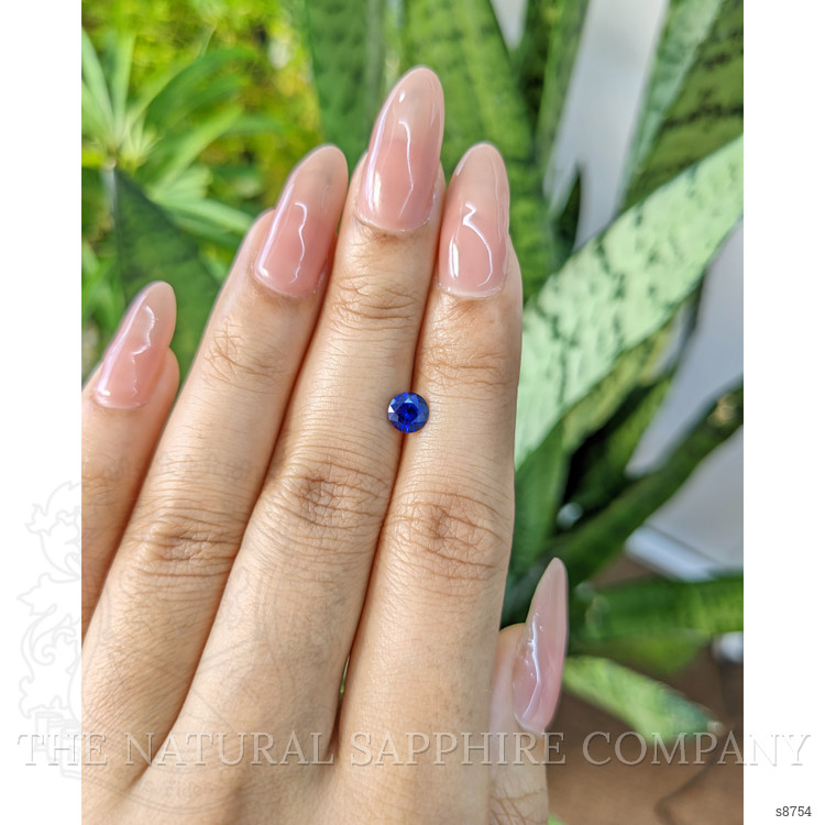0.71 Ct. Blue Sapphire from Ceylon (Sri Lanka)