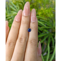 0.64 Ct. Blue Sapphire from Ceylon (Sri Lanka) Life Style