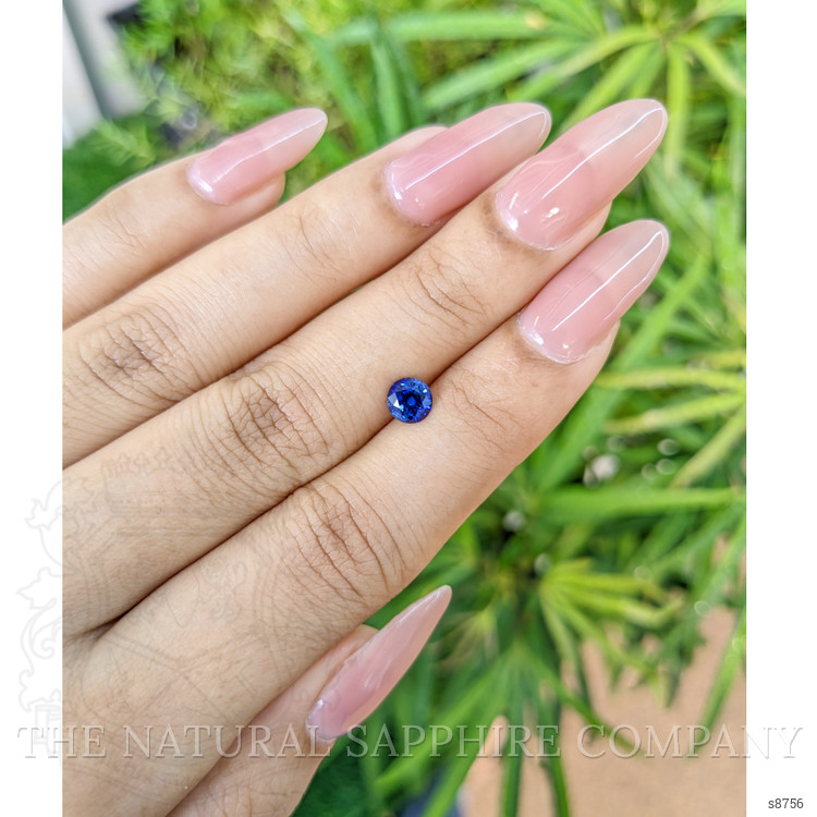0.76 Ct. Blue Sapphire from Ceylon (Sri Lanka)