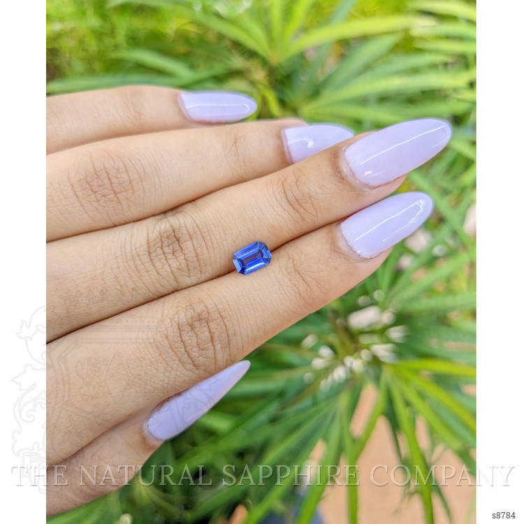 0.85 Ct. Blue Sapphire from Ceylon (Sri Lanka)