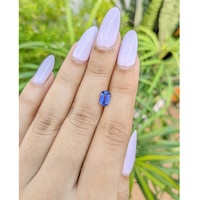 0.85 Ct. Blue Sapphire from Ceylon (Sri Lanka) Life Style