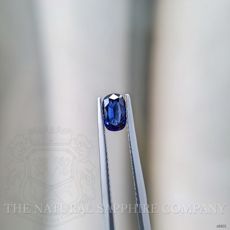 0.66 Ct. Blue Sapphire from Ceylon (Sri Lanka)