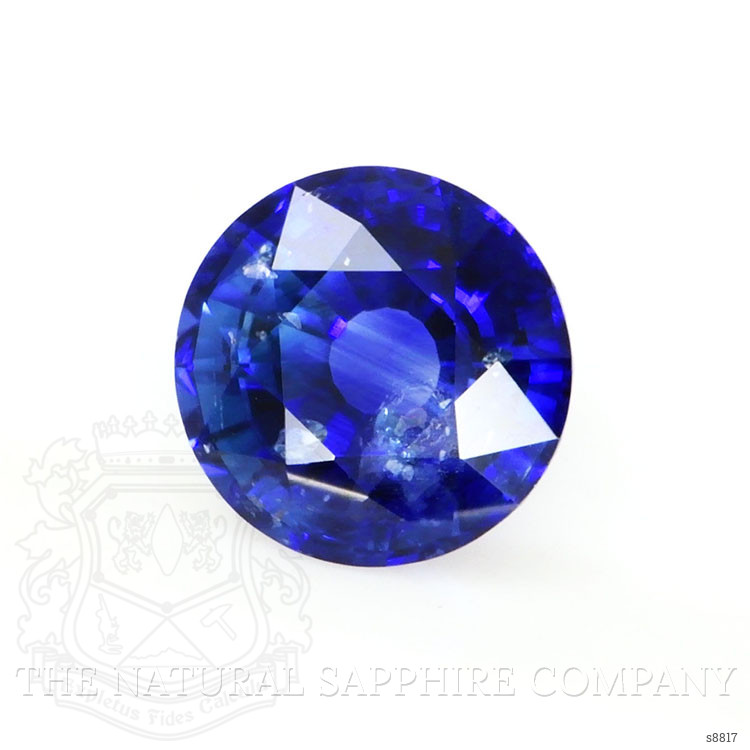 0.88 Ct. Blue Sapphire from Ceylon (Sri Lanka)