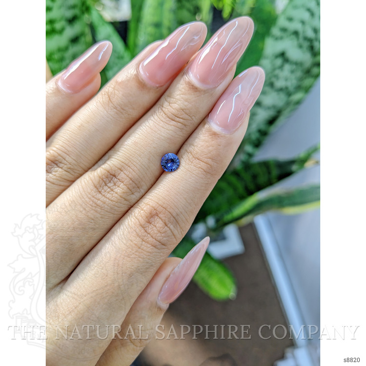 0.62 Ct. Blue Sapphire from Ceylon (Sri Lanka)