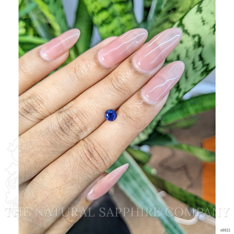 0.56 Ct. Blue Sapphire from Ceylon (Sri Lanka)