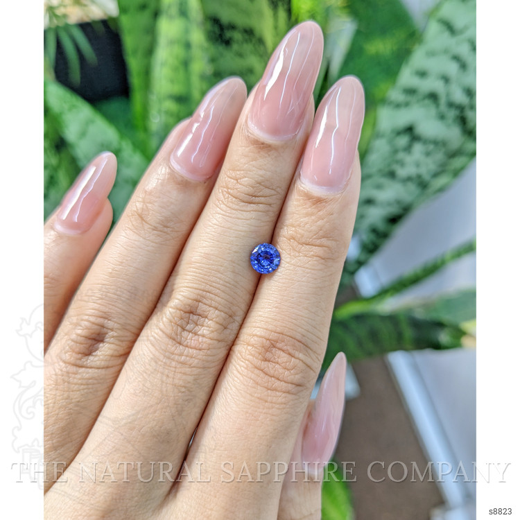 0.72 Ct. Blue Sapphire from Ceylon (Sri Lanka)