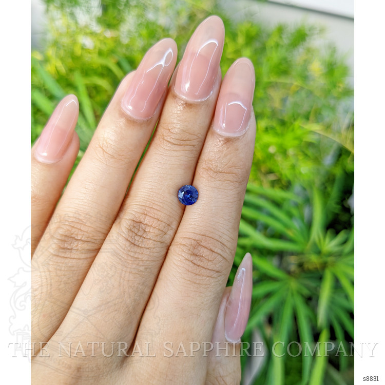0.81 Ct. Blue Sapphire from Ceylon (Sri Lanka)