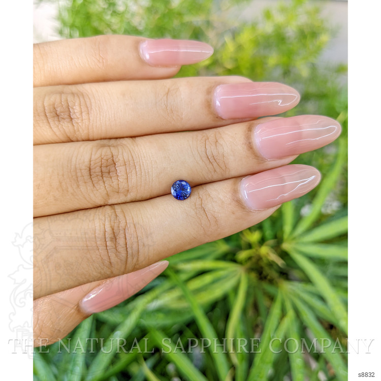 0.62 Ct. Blue Sapphire from Ceylon (Sri Lanka)