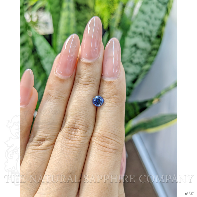 0.89 Ct. Blue Sapphire from Ceylon (Sri Lanka)