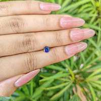 0.57 Ct. Blue Sapphire from Ceylon (Sri Lanka) Life Style