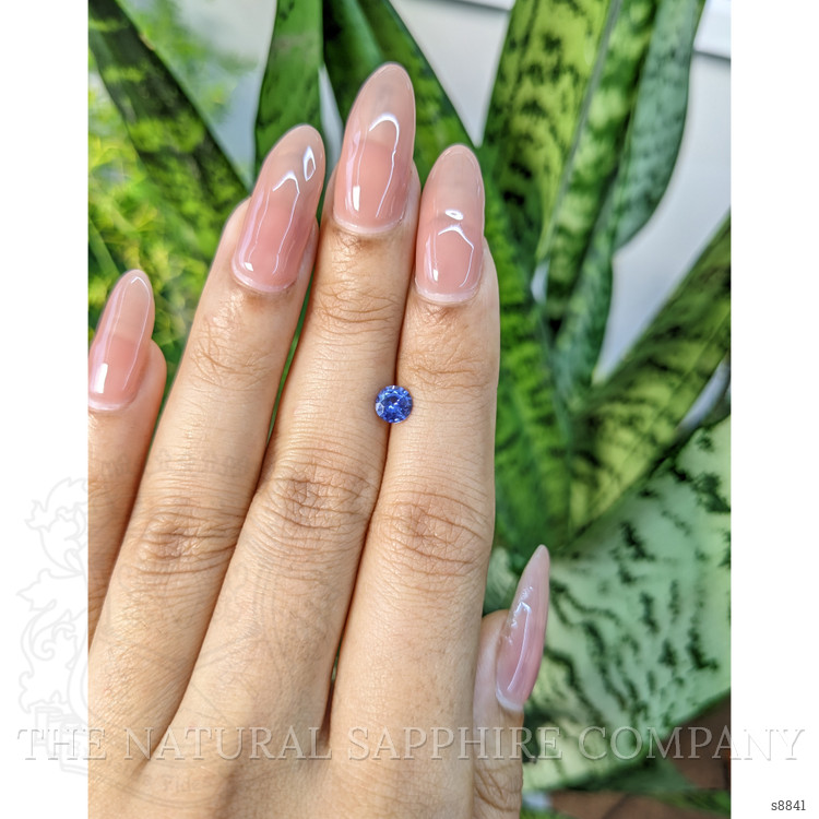 0.69 Ct. Blue Sapphire from Ceylon (Sri Lanka)