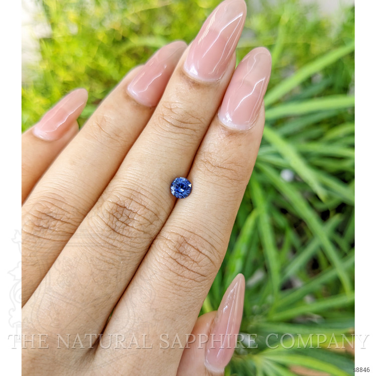 0.71 Ct. Blue Sapphire from Ceylon (Sri Lanka)