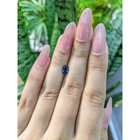 0.89 Ct. Blue Sapphire from Ceylon (Sri Lanka) Life Style
