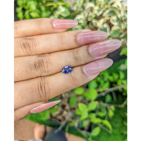 0.92 Ct. Blue Sapphire from Ceylon (Sri Lanka) Life Style
