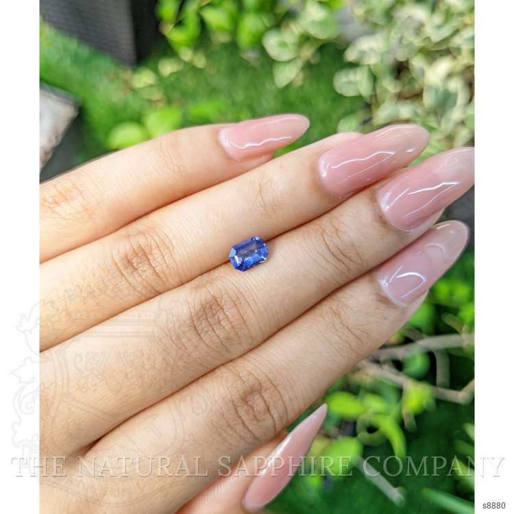 0.98 Ct. Blue Sapphire from Ceylon (Sri Lanka)