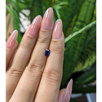 0.64 Ct. Blue Sapphire from Ceylon (Sri Lanka) Life Style