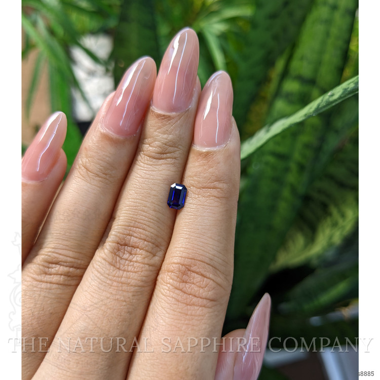 0.64 Ct. Blue Sapphire from Ceylon (Sri Lanka)