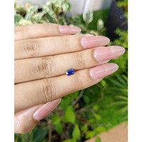 0.59 Ct. Blue Sapphire from Ceylon (Sri Lanka) Life Style