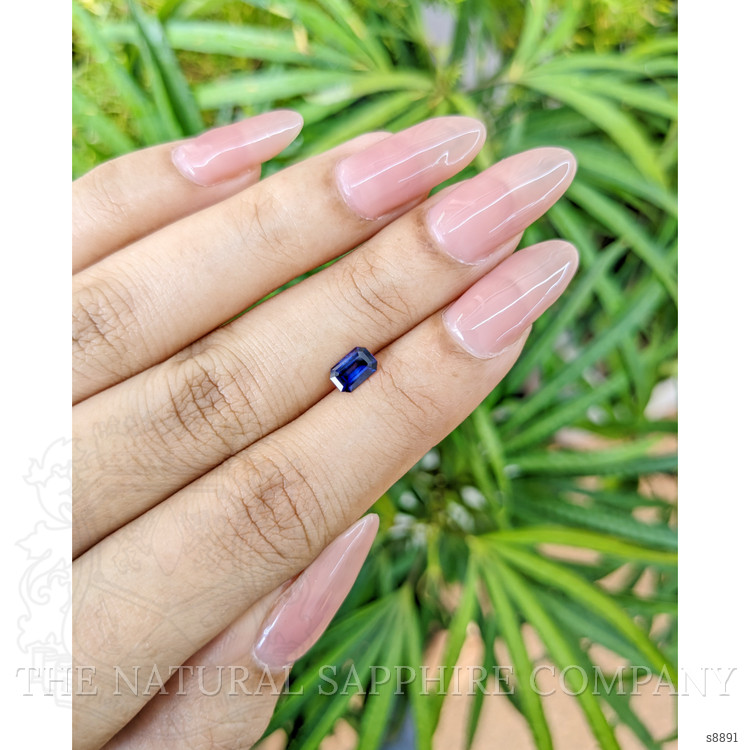 0.58 Ct. Blue Sapphire from Ceylon (Sri Lanka)