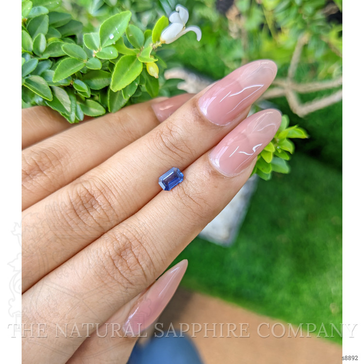 0.60 Ct. Blue Sapphire from Ceylon (Sri Lanka)