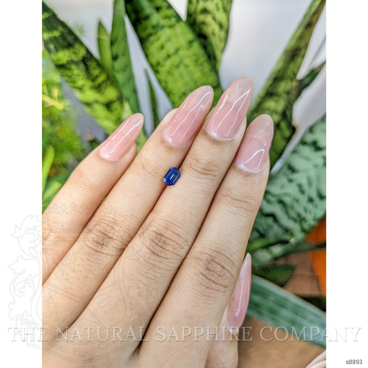 0.74 Ct. Blue Sapphire from Ceylon (Sri Lanka)