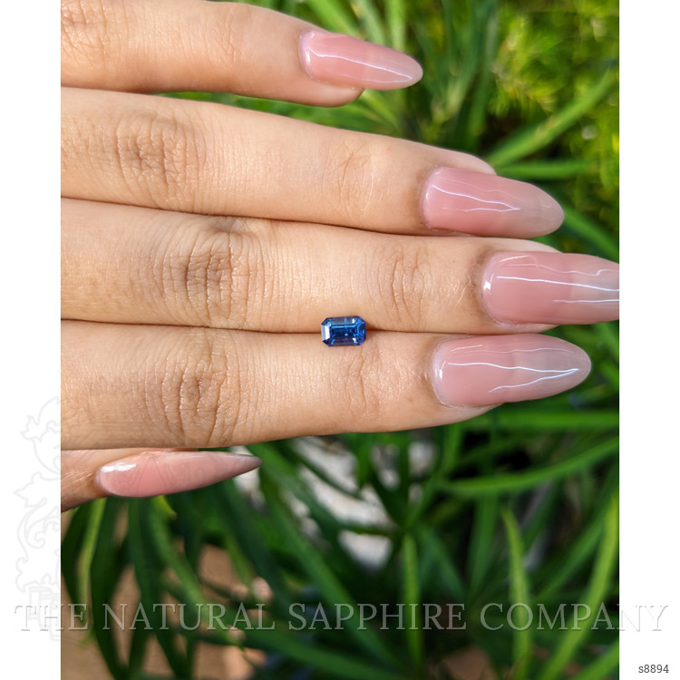 0.73 Ct. Blue Sapphire from Ceylon (Sri Lanka)