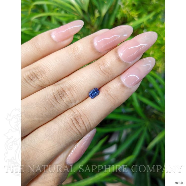 0.67 Ct. Blue Sapphire from Ceylon (Sri Lanka)